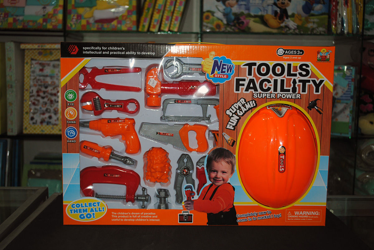 Juego de herramientas para niños