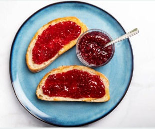 Geleia de framboesa artesanal