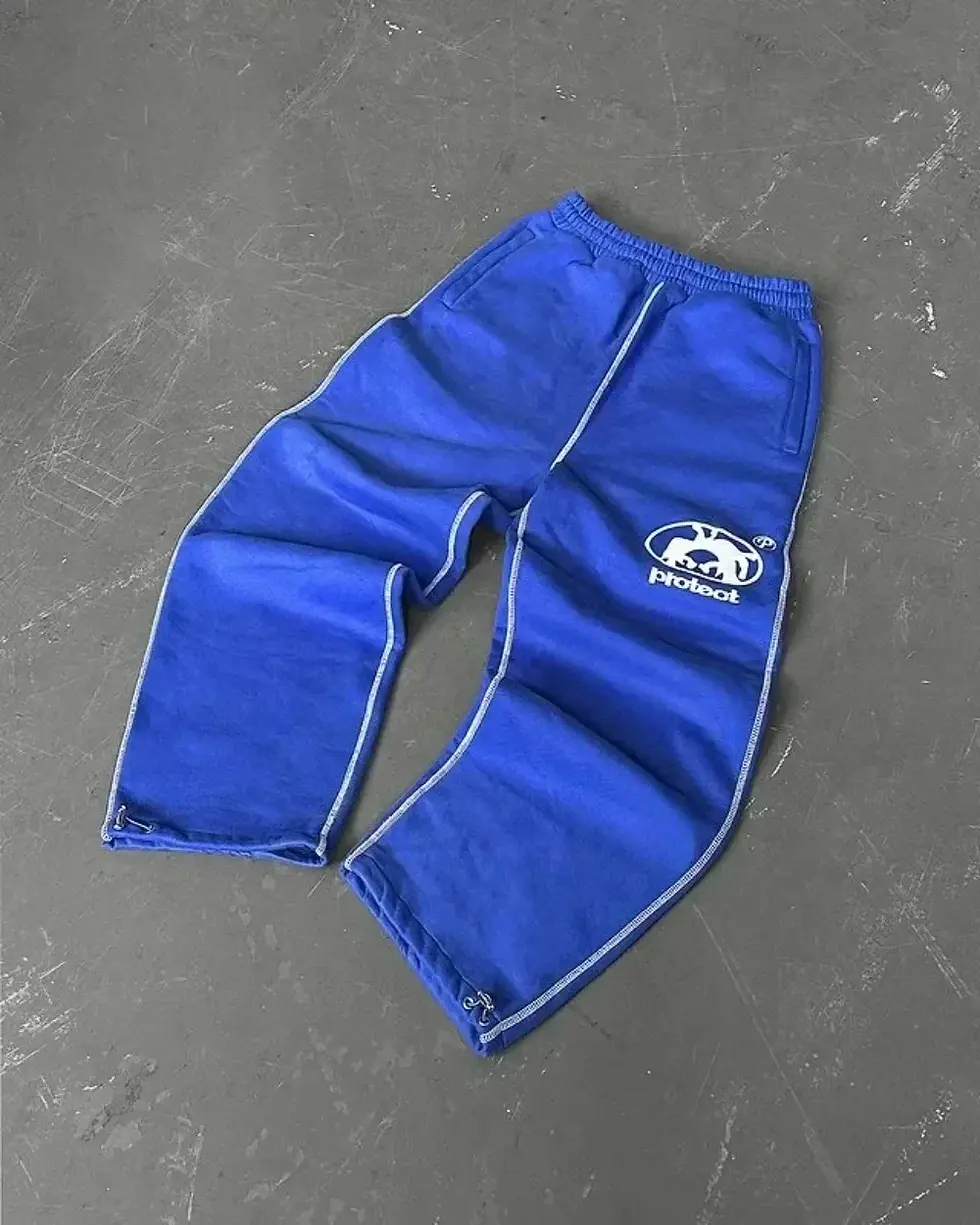 Thumbnail: Y2k Embroidered Casual Pants Men's Women's Premium Jogging Drawstring Sweatpants