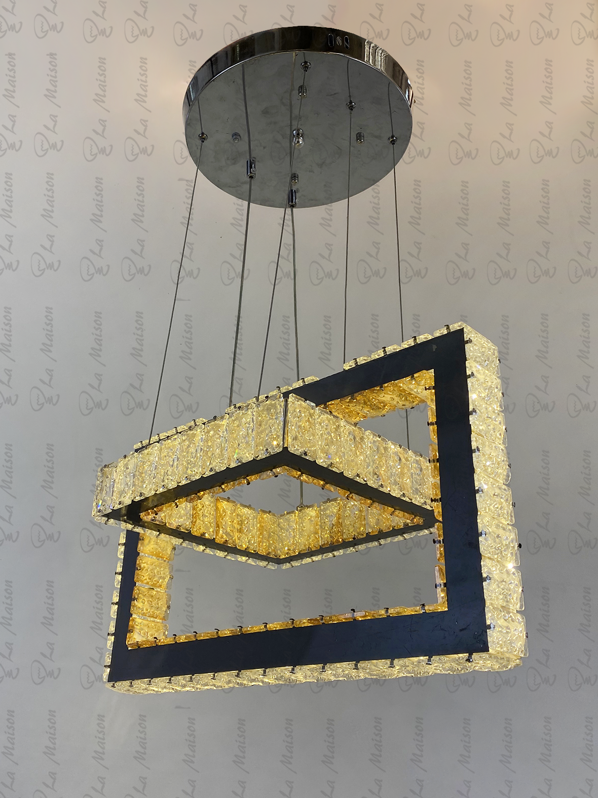 نجفة ليد كريستال 3 اضاءة