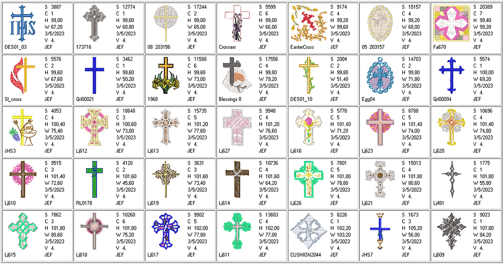 Miniatura: Cruces Religiosas 540 ud.
