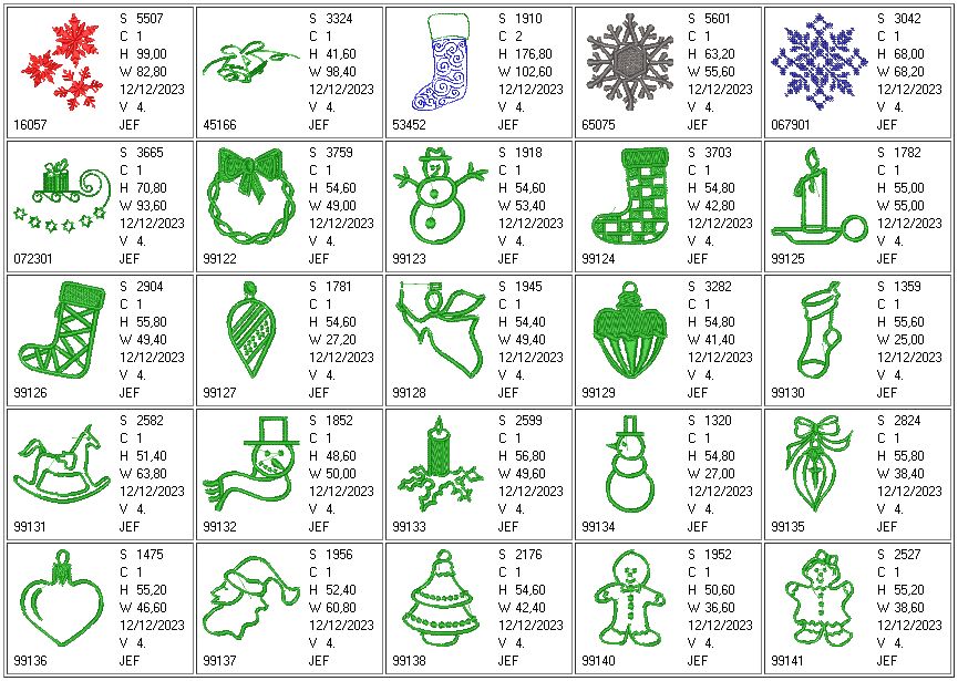 Miniatura: Navidad Monocromático y Más! 160 ud.