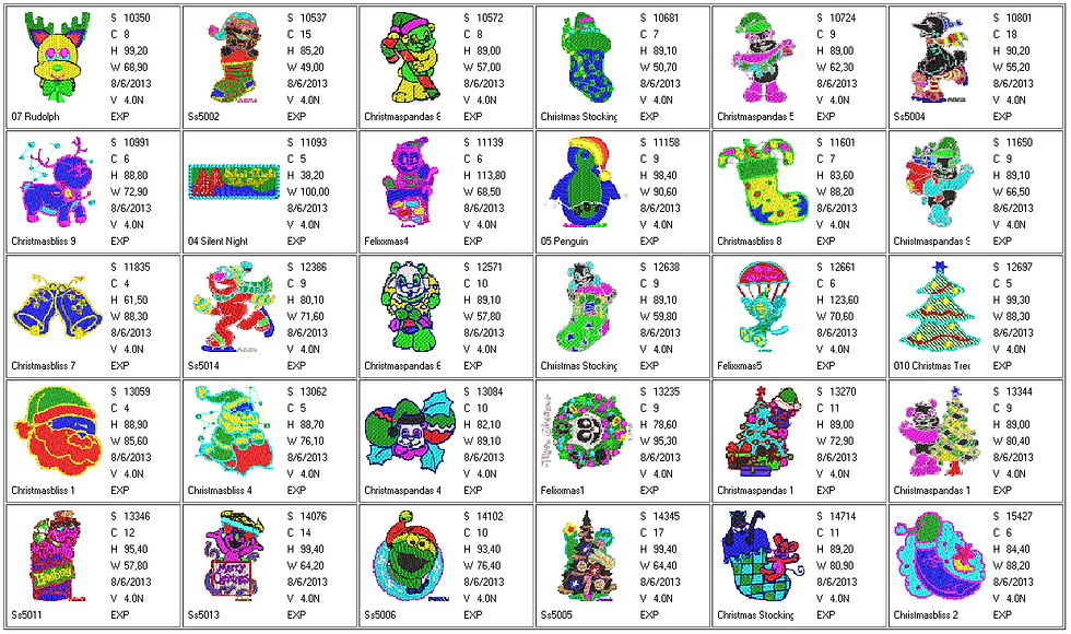 Children's Christmas 100 units.