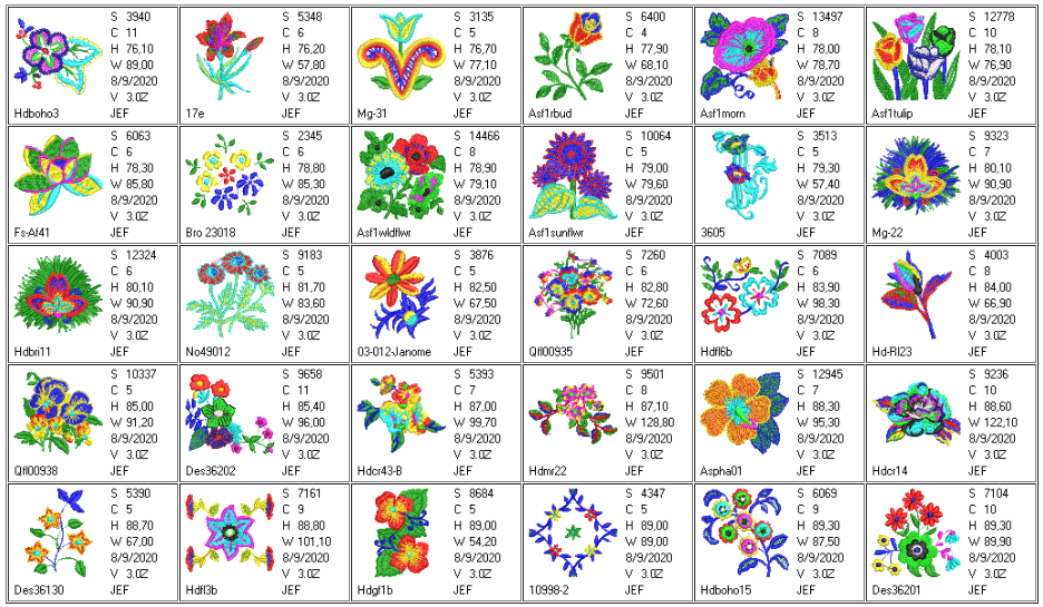 Thumbnail: Flores Espaciales Tapabocas 130 ud.