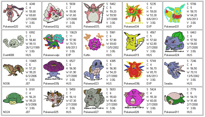 Thumbnail: POKEMON 150 pc.