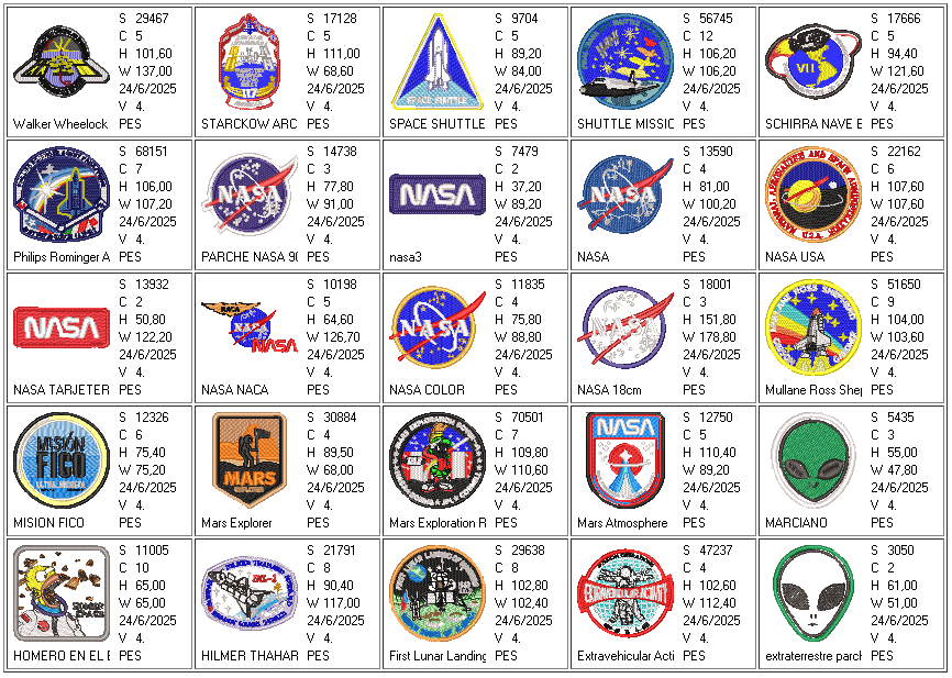 Miniatura: Nasa - Espacio 40 ud.