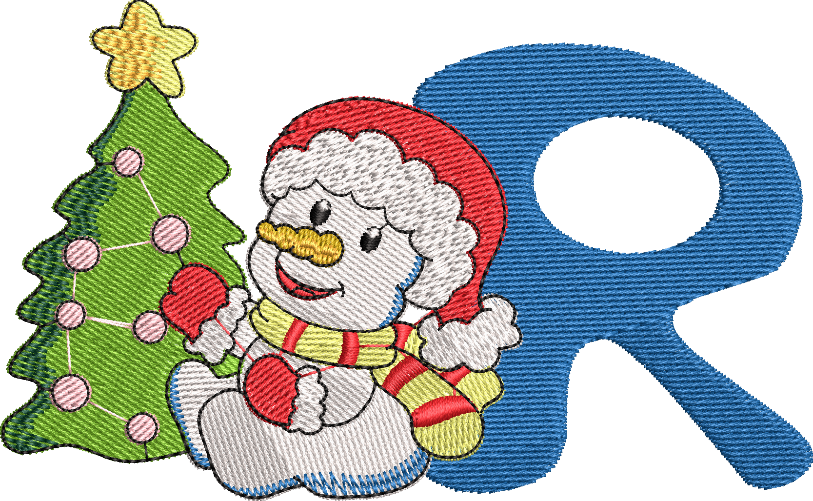 Alfabeto Muñeco de Nieve