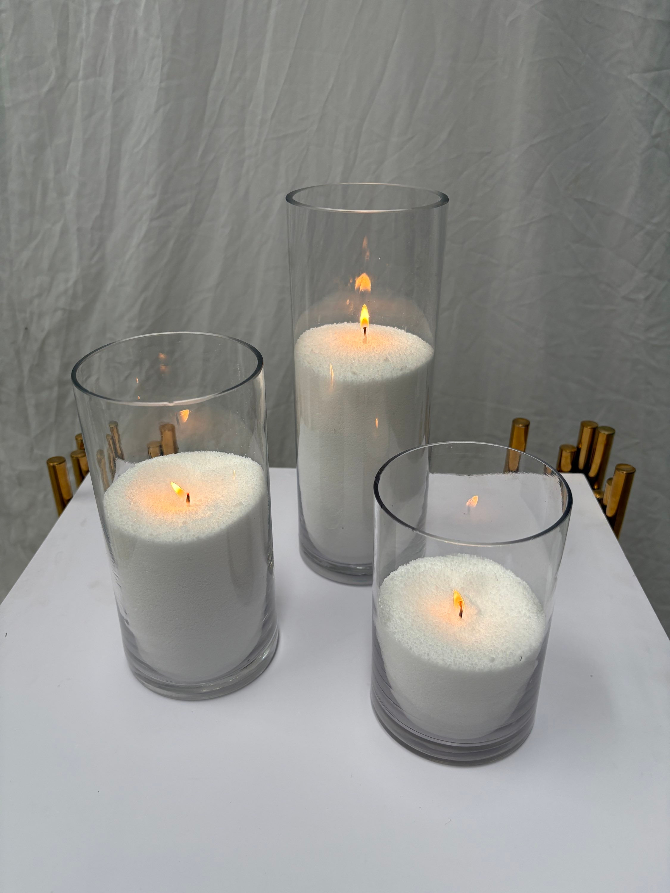 Powder Candles - Set of 3