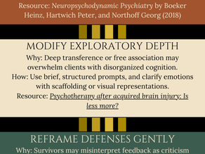 Quick Read: Adapting Psychodynamic Therapy for Brain Injury Survivors