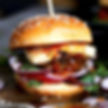 Sticky Halloumi burger