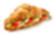 Cheese and tomato croissant