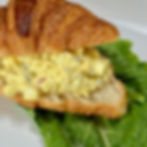 Egg salad croissant