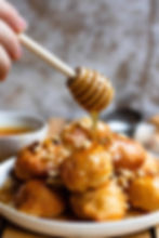 LOUKOUMADES ( GREEK DOUGHNUT)