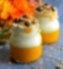 Mango and peach granola