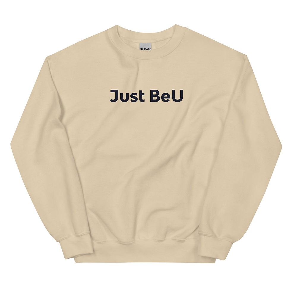 Thumbnail: Just BeU (Navy) - Unisex Sweatshirt