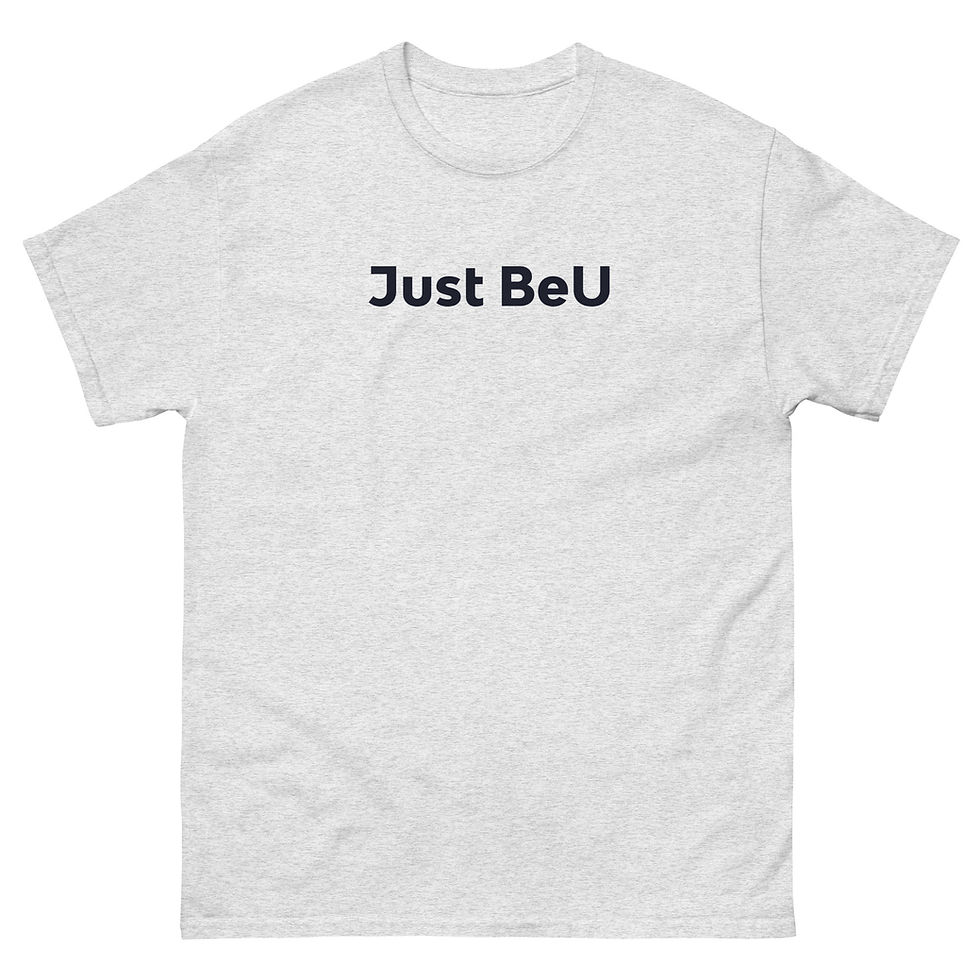 Thumbnail: Just BeU (Navy) Men's classic tee