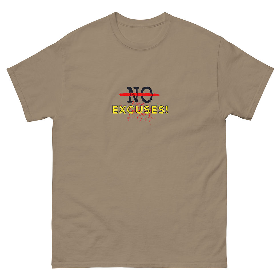 Thumbnail: No Excuses (BST) Men's classic tee