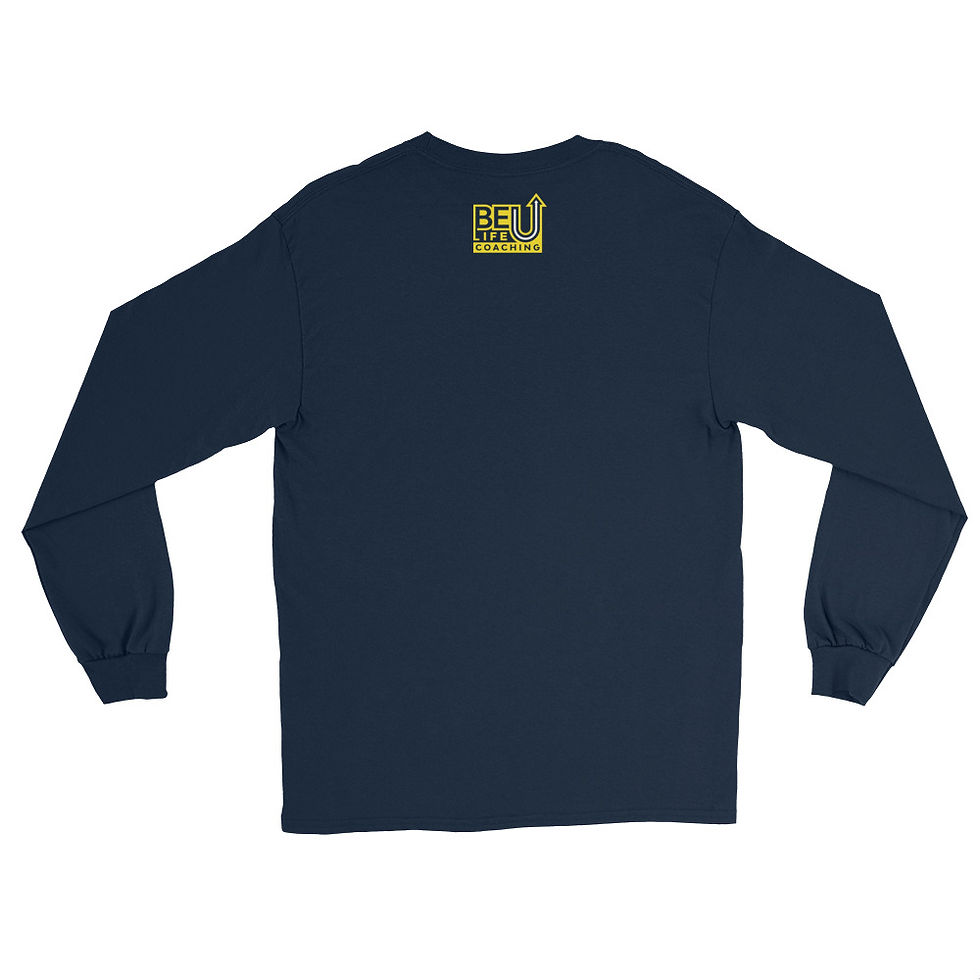 Thumbnail: No Excuses (Yellow) Men’s Long Sleeve Shirt