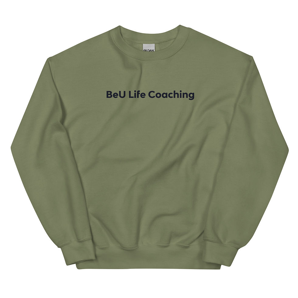 Thumbnail: BeU Life Coaching (Navy) - Unisex Sweatshirt