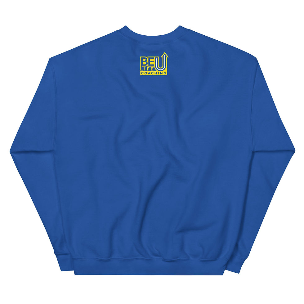 Thumbnail: BeU Life Coaching (Yellow) - Unisex Sweatshirt