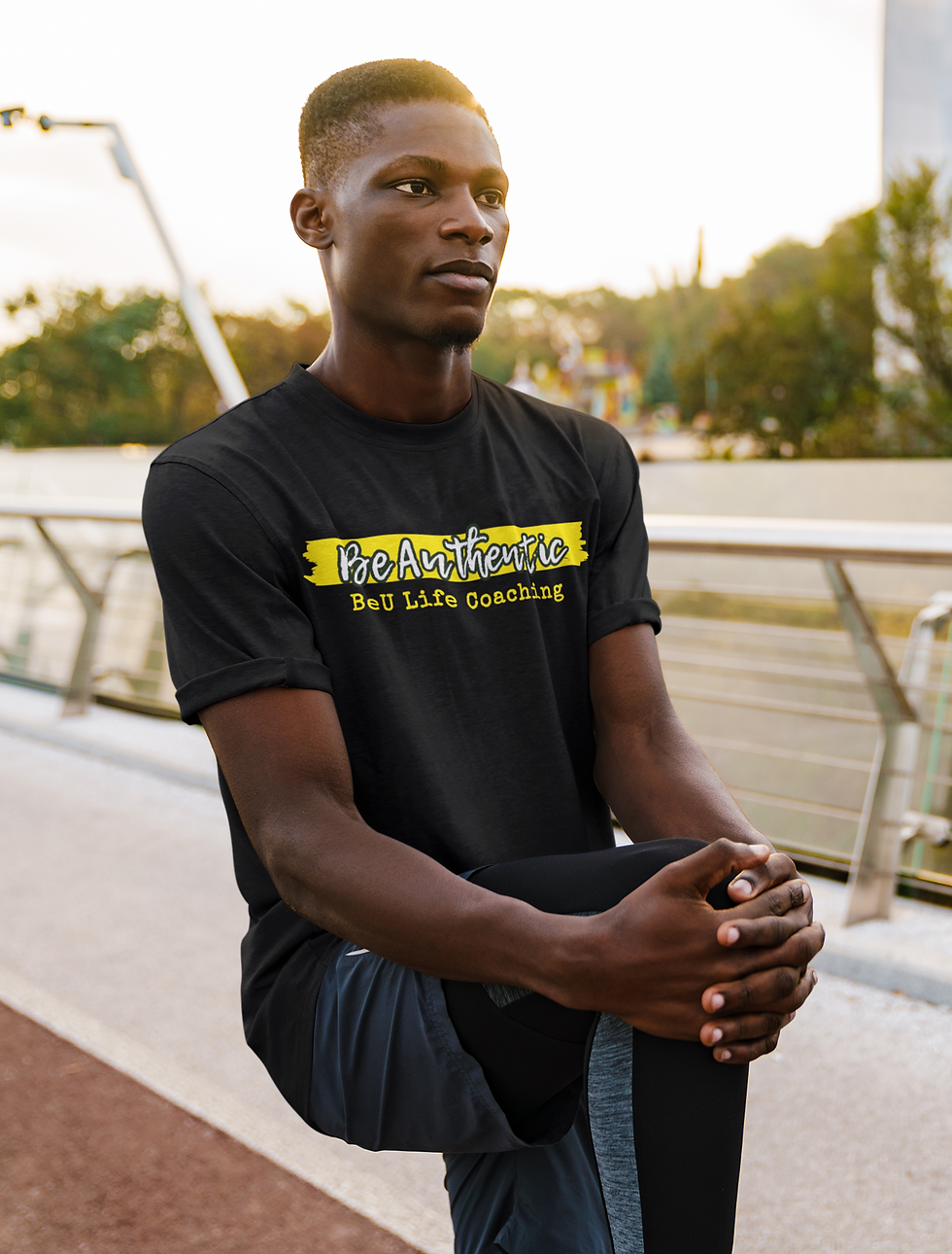 Thumbnail: Be Authentic Short-Sleeve Tee (Black)