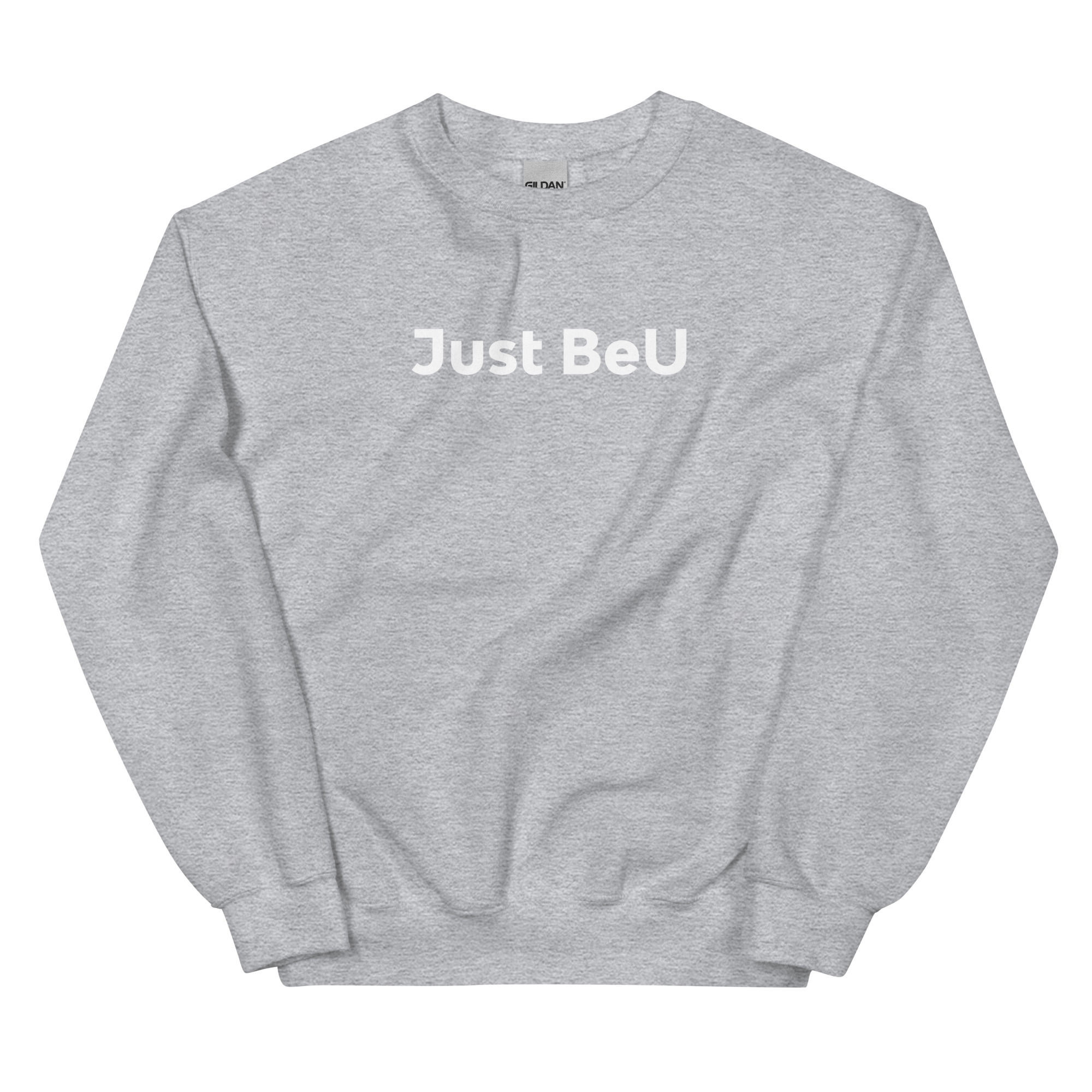 Just BeU (White) - Unisex Sweatshirt