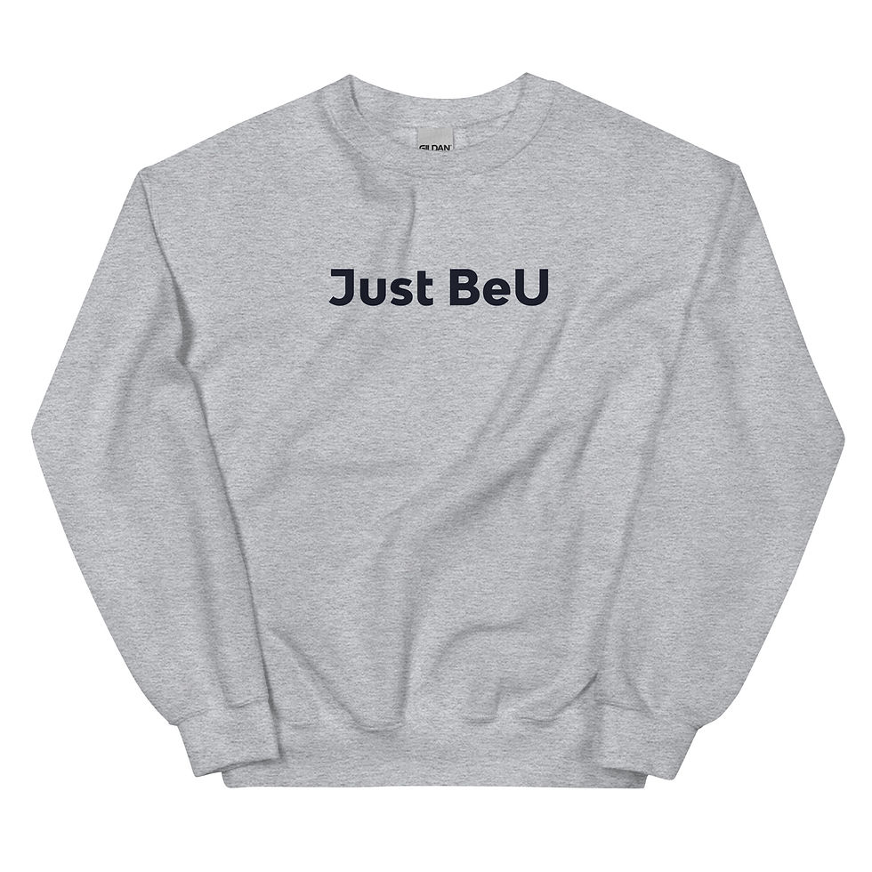 Thumbnail: Just BeU (Navy) - Unisex Sweatshirt