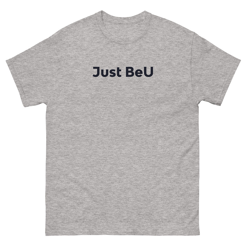 Thumbnail: Just BeU (Navy) Men's classic tee