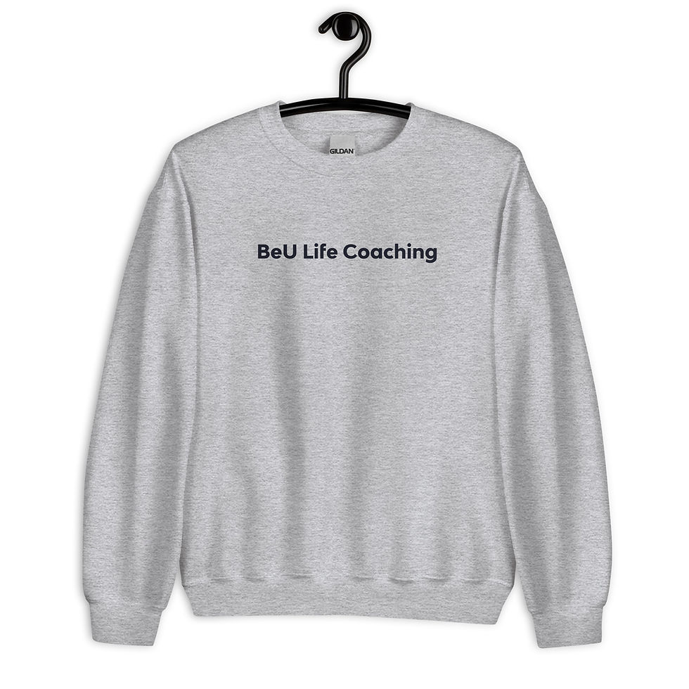 Thumbnail: BeU Life Coaching (Navy) - Unisex Sweatshirt