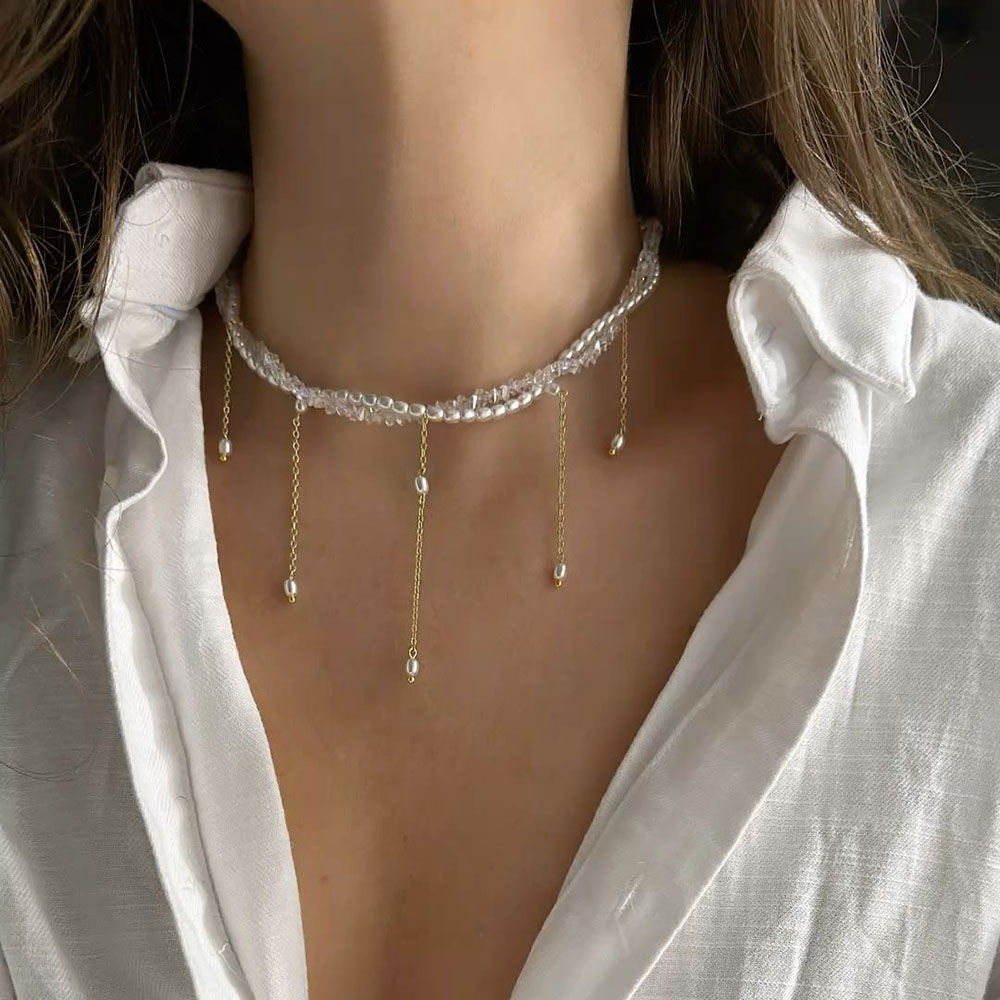 Crystal Cascade Necklace