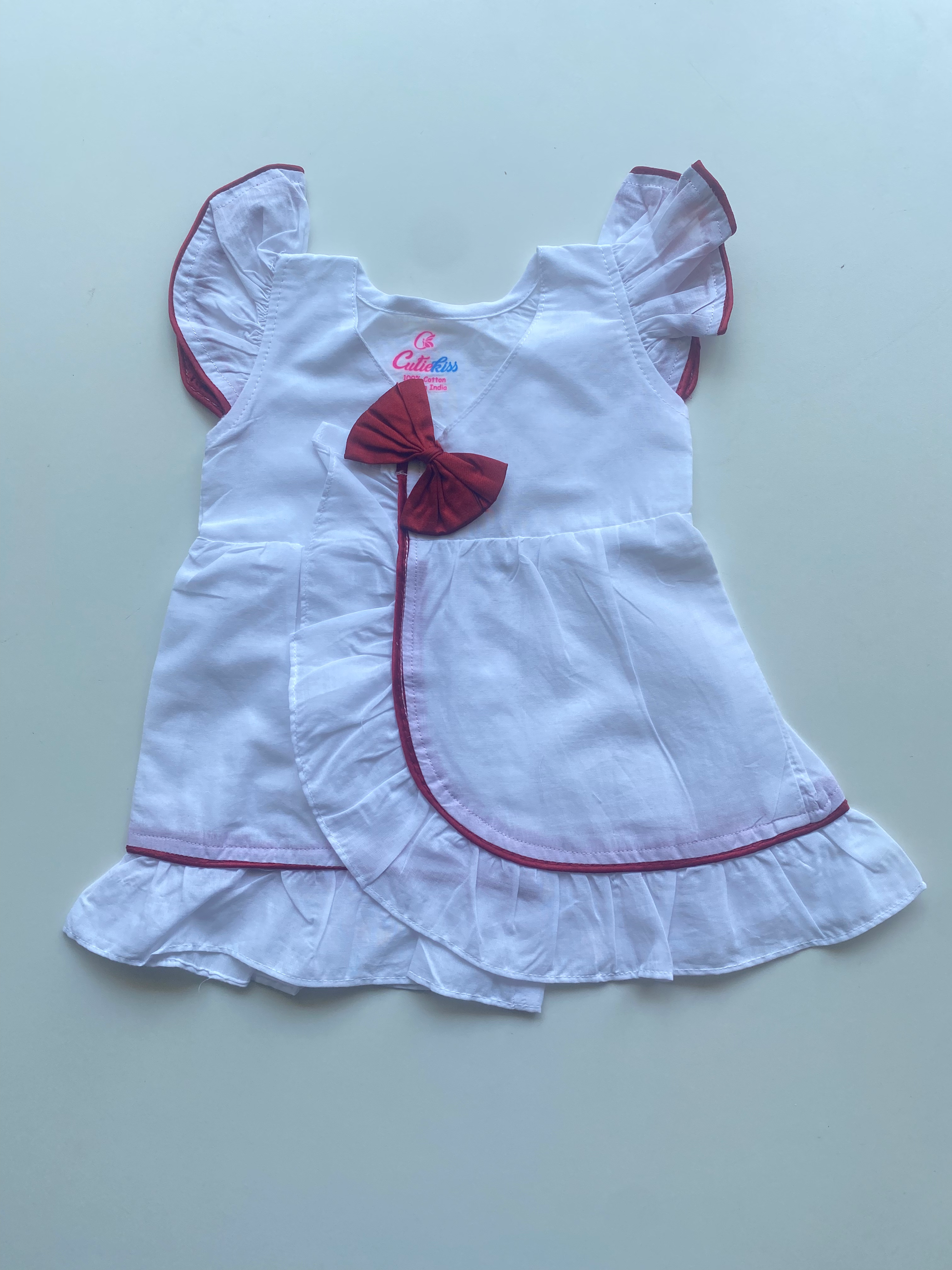 Frock cotton 0-3 mnths 