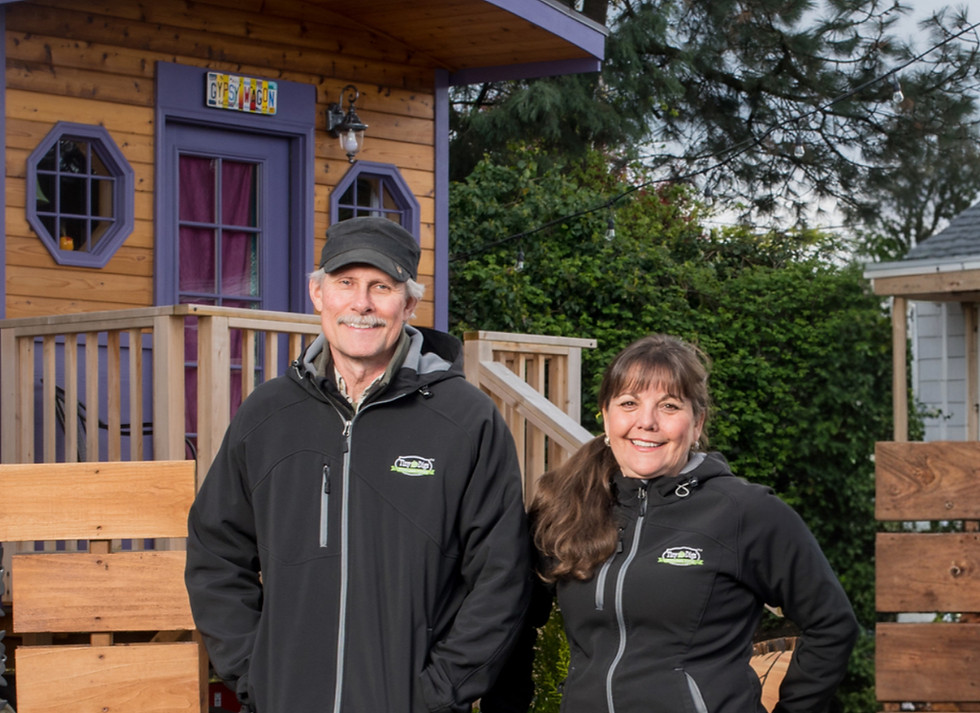 Pam and Bruce, founders of The Hive and Tiny Digs Hotel