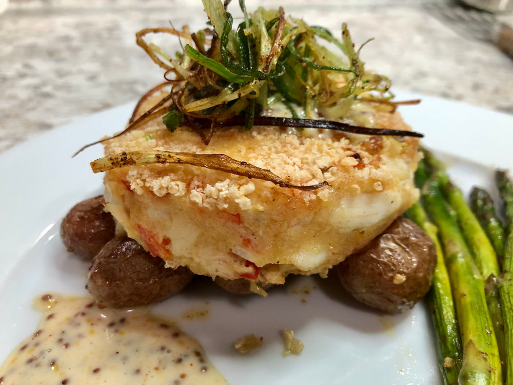 Jumbo Lump Crab Cakes with Honey Mustard Sauce