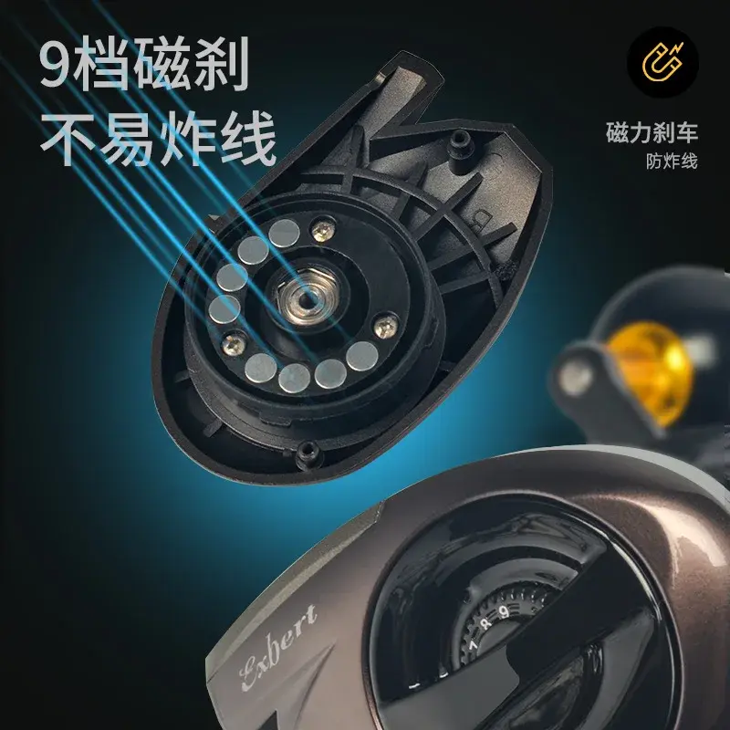 Thumbnail: Electric Wheel 6.4:1 9+1BB Fishing Reel 18KG Power Rechargeable Fishing Reel