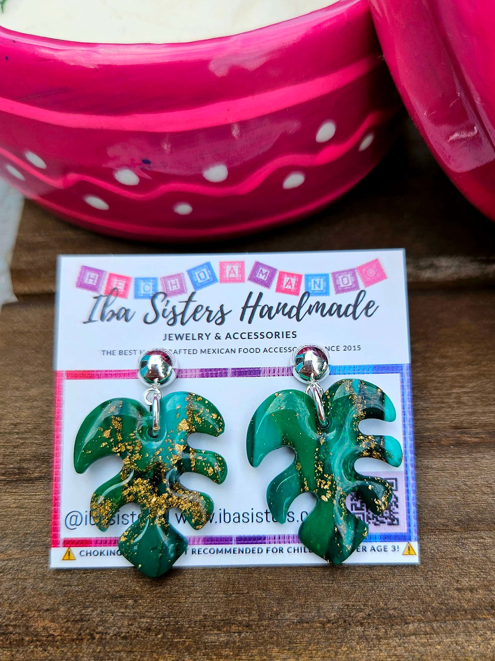 Thumbnail: Monstera Inspired Earrings