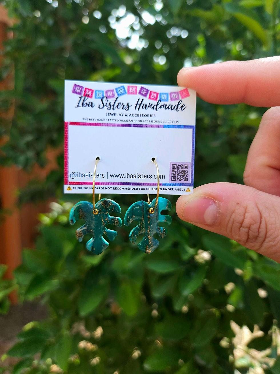 Miniatura: Monstera Inspired Earrings