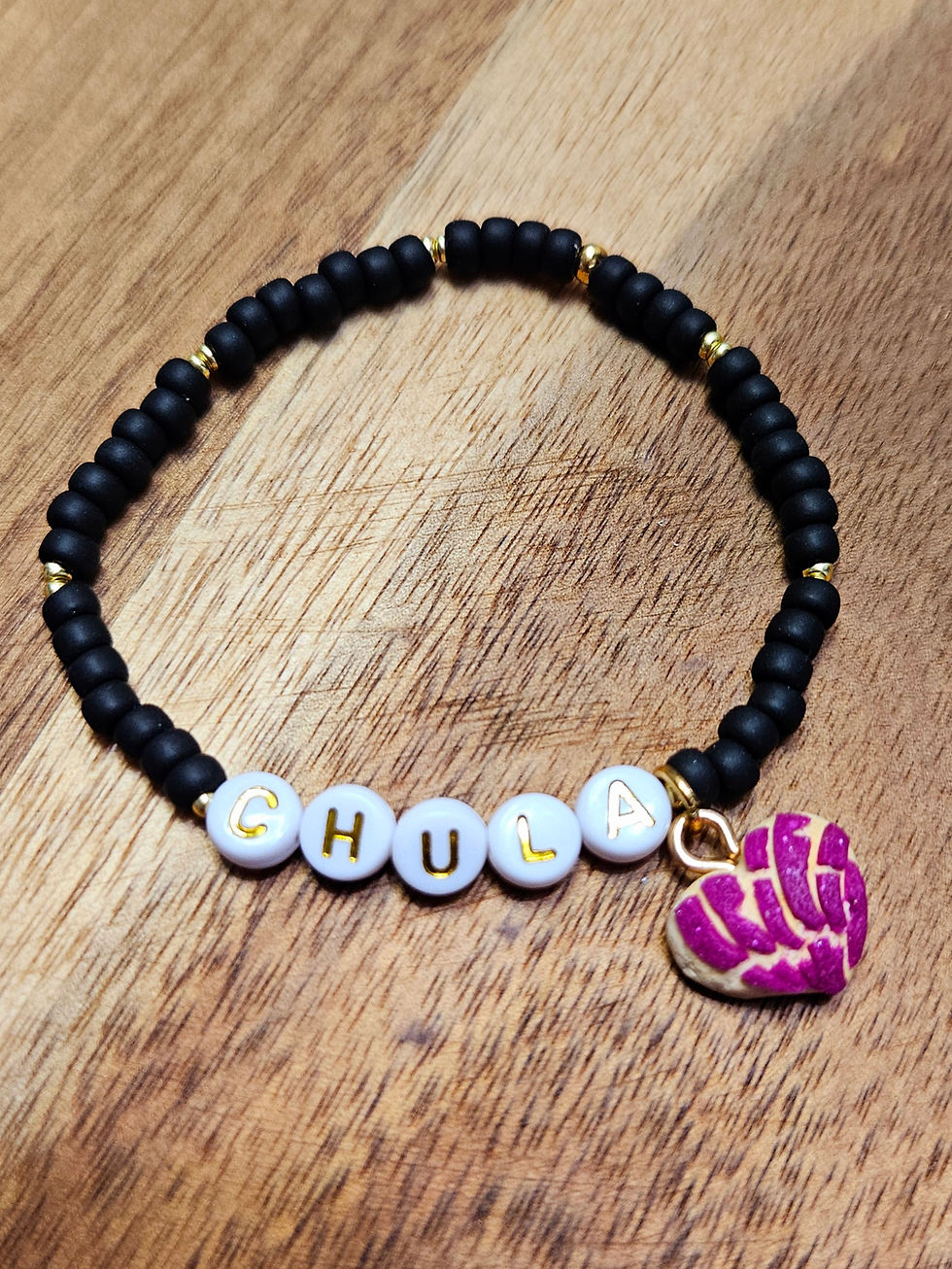 Miniatura: Word / Name Stretch Bracelet with Dangle Charm