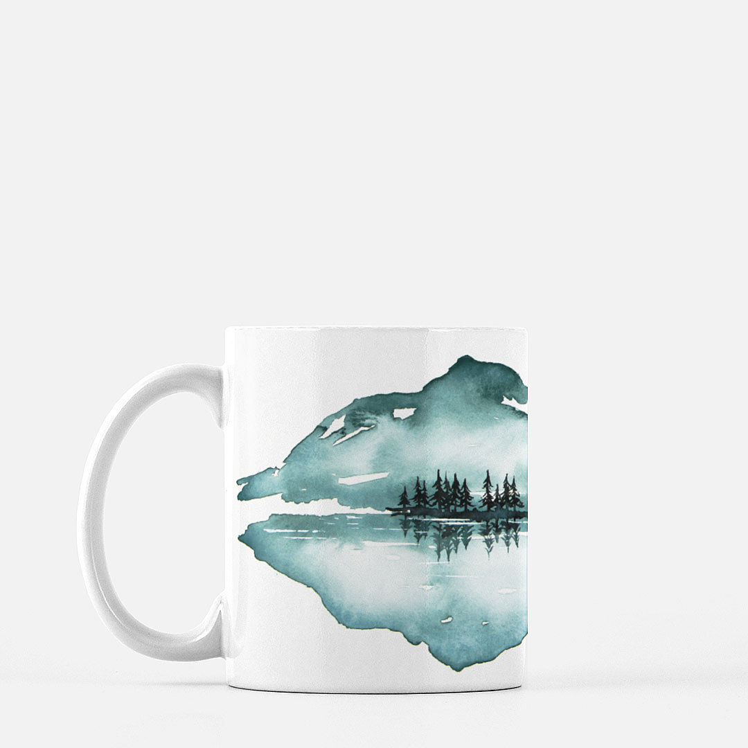 Reflect Watercolor Coffee Mug