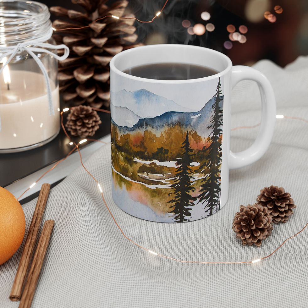 Thumbnail: Colorado Vista Watercolor Coffee Mug
