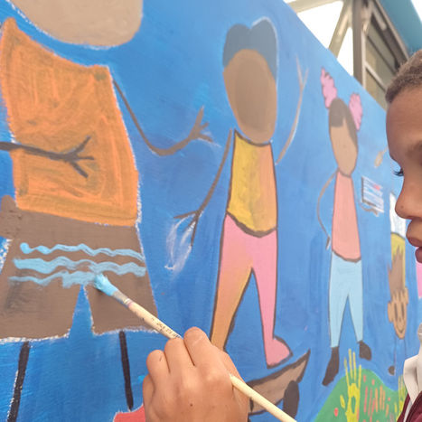 Art Therapy Hawston Primary School. Tea4Kidz