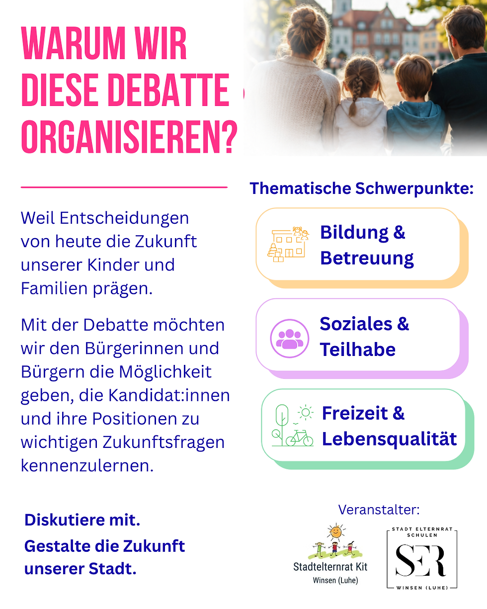 Bürgermeister-Kandidaten-Debatte 2026