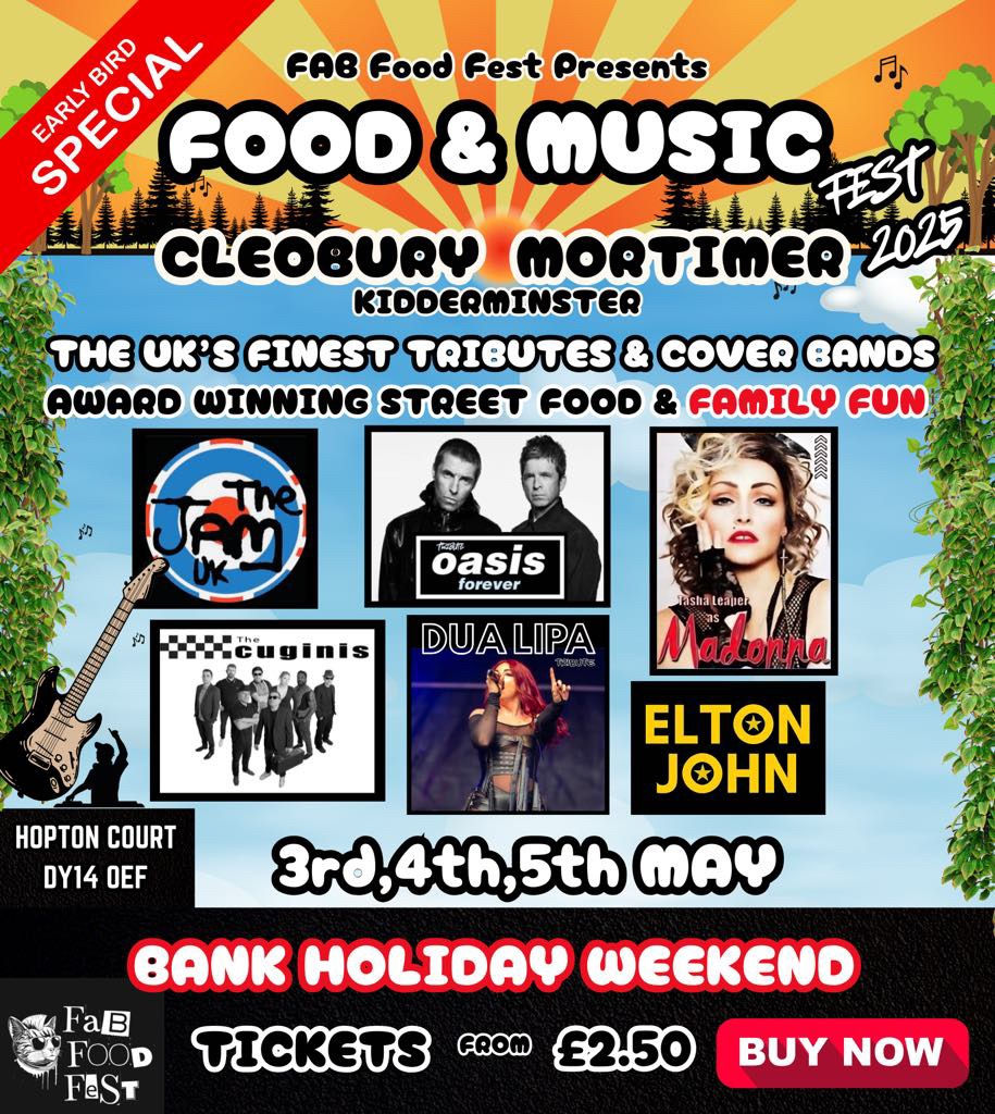 Kidderminster Food Festival (Time is TBC)