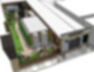 rear yard space of brewery