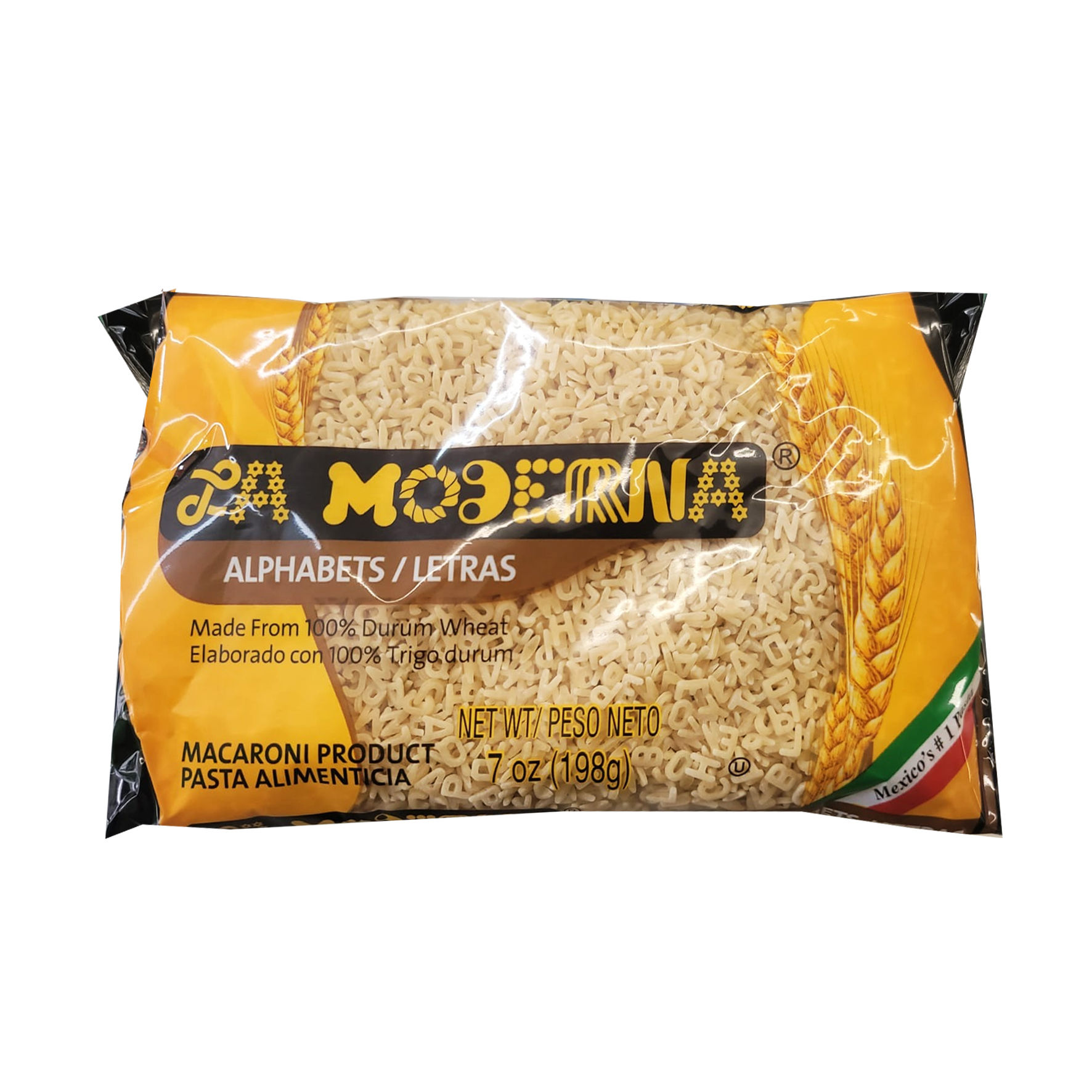 Sopa la moderna letras/alphabets 198g