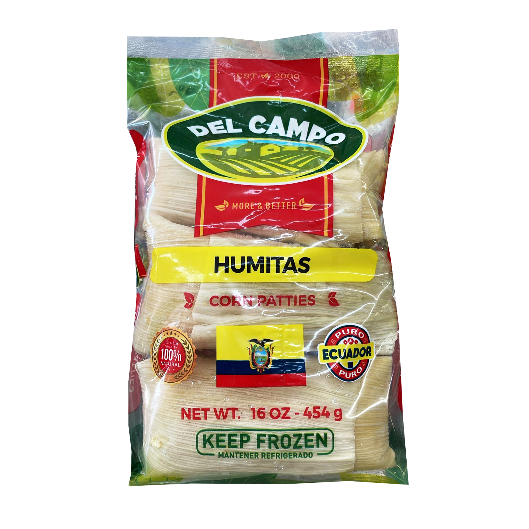 Del campo humitas ecuatorianas 16oz