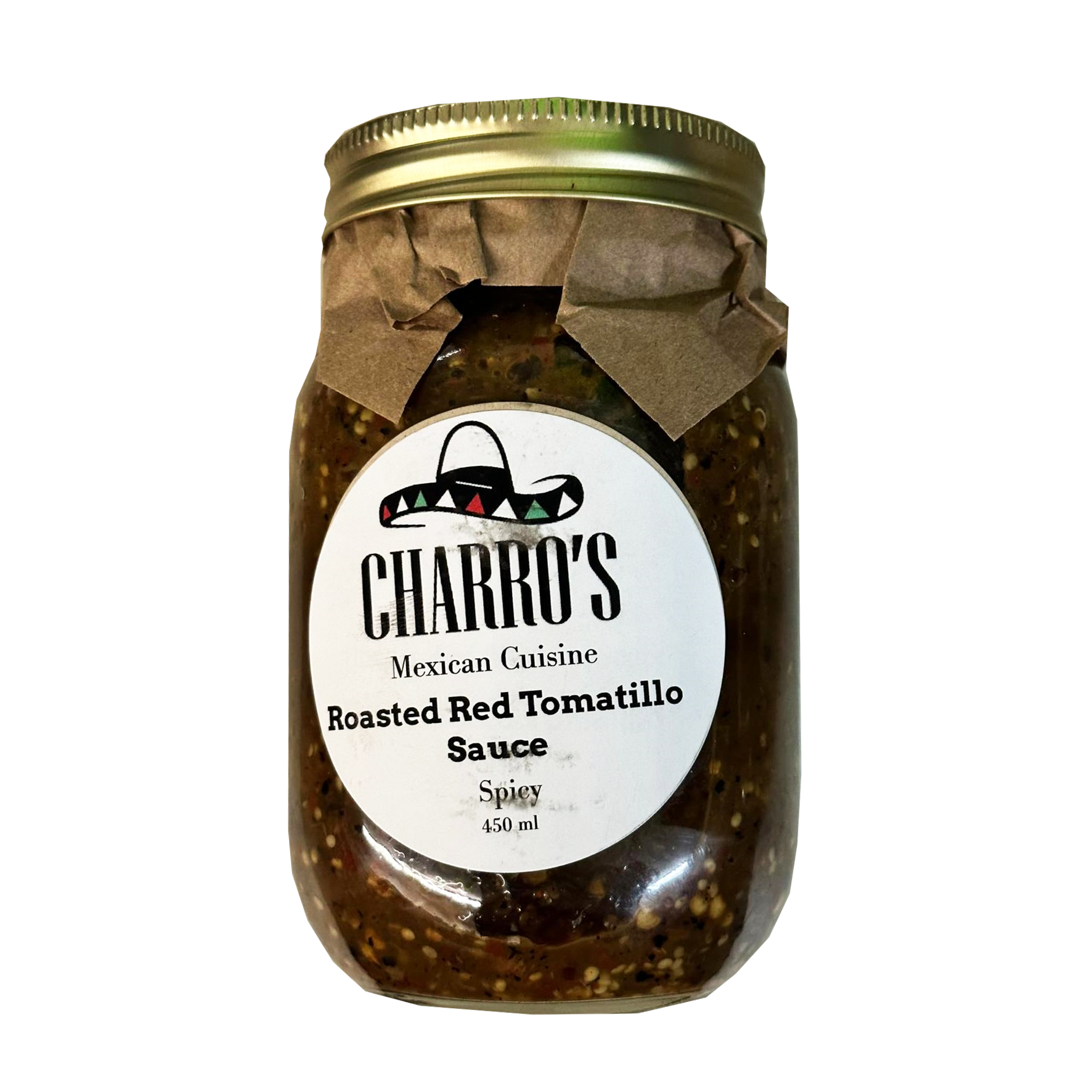 Roasted red tomatillo sauce charro´s 500ml