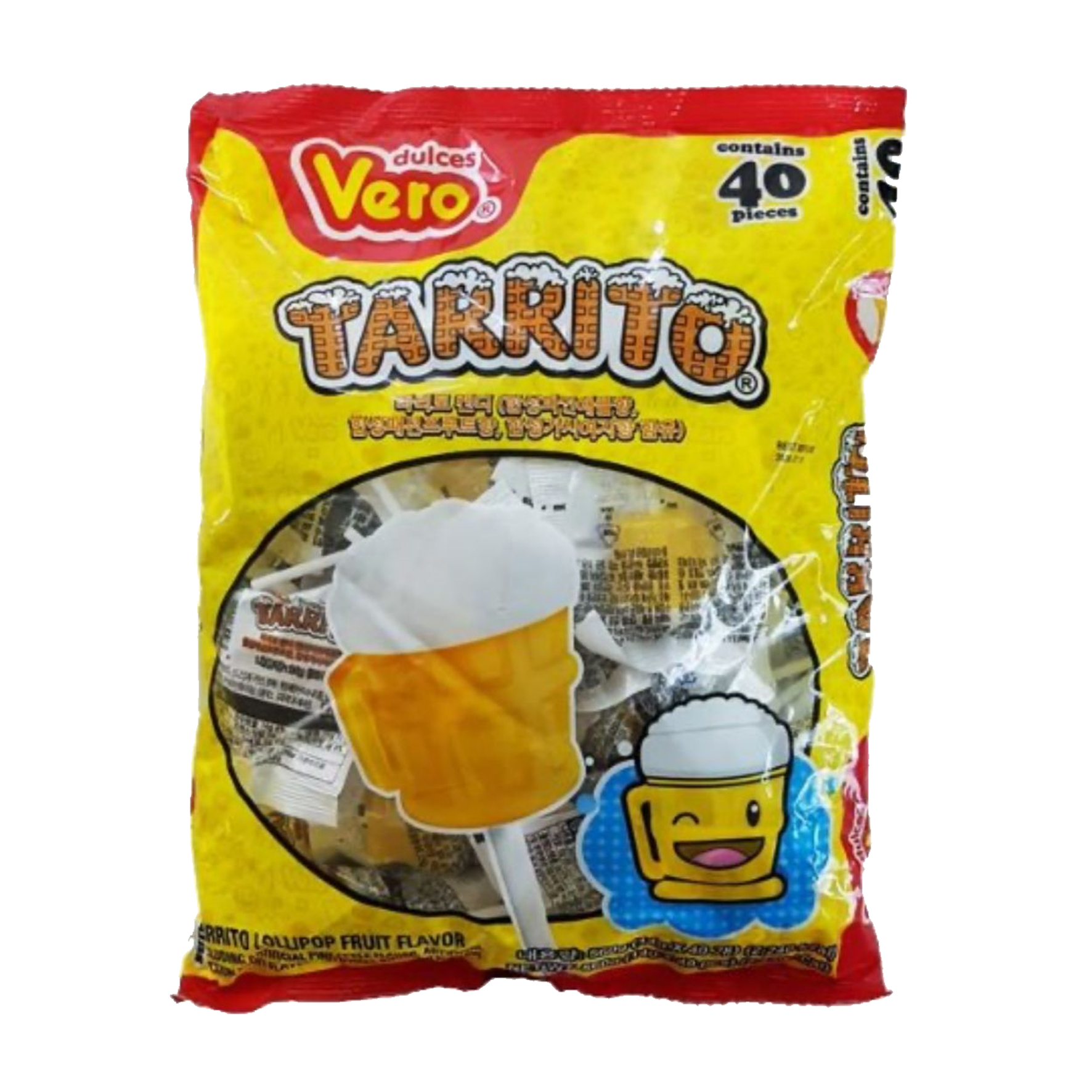 Tarrito lollipops bag 40pcs 