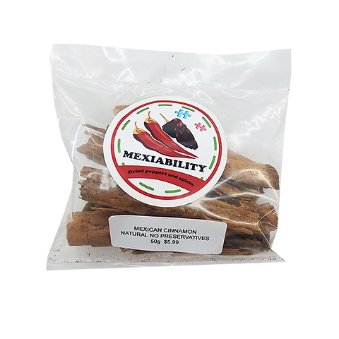 Mexican canela (cinnamon) natural 50g | Tienda Movil
