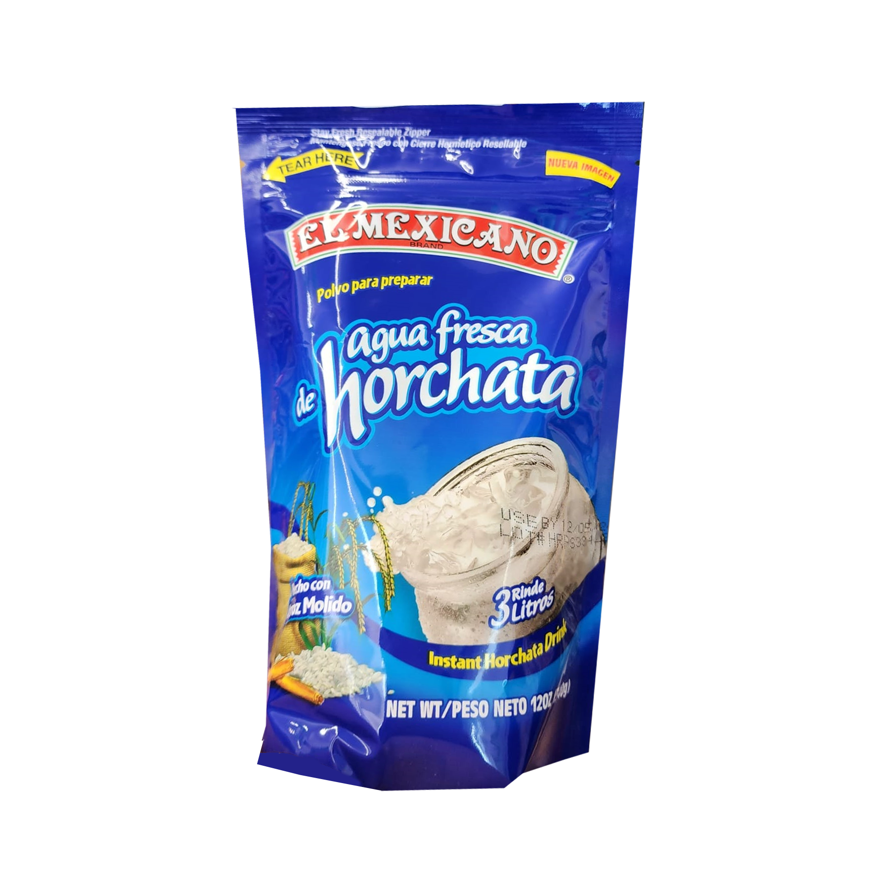 Agua fresca de  horchata en polvo  El Mexicano