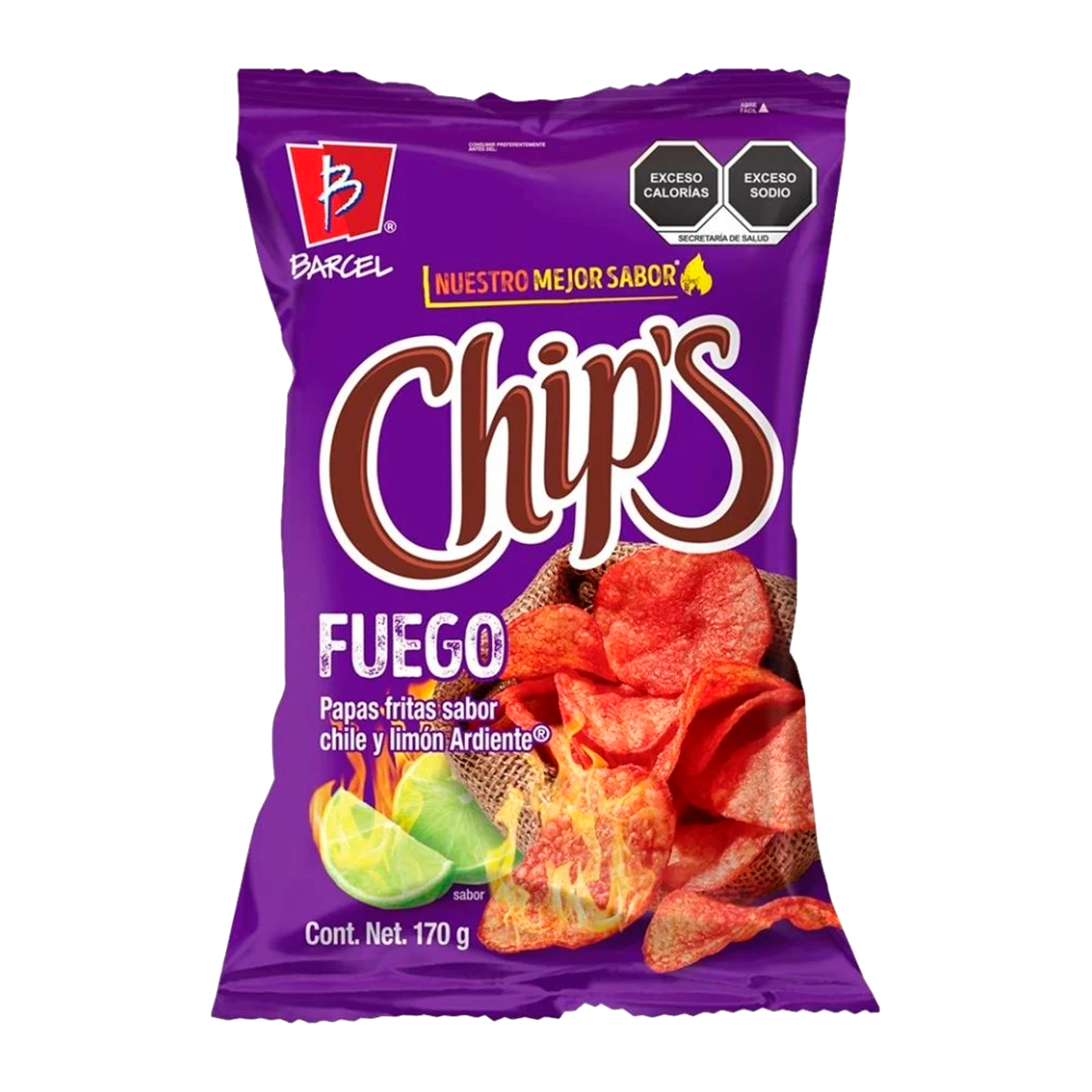 Barcel chips fuego 170g